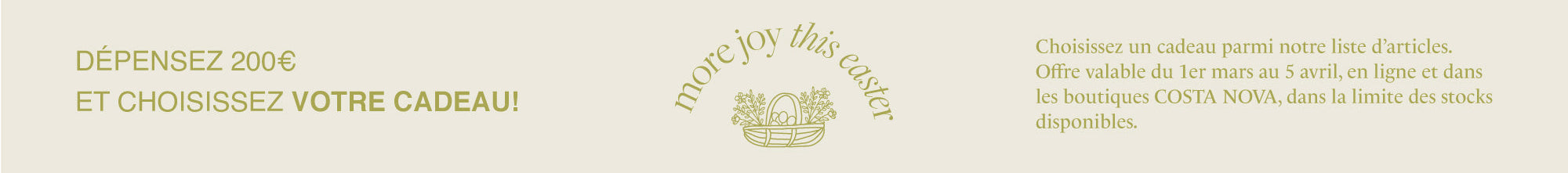 Holiday Shop - COSTA NOVA