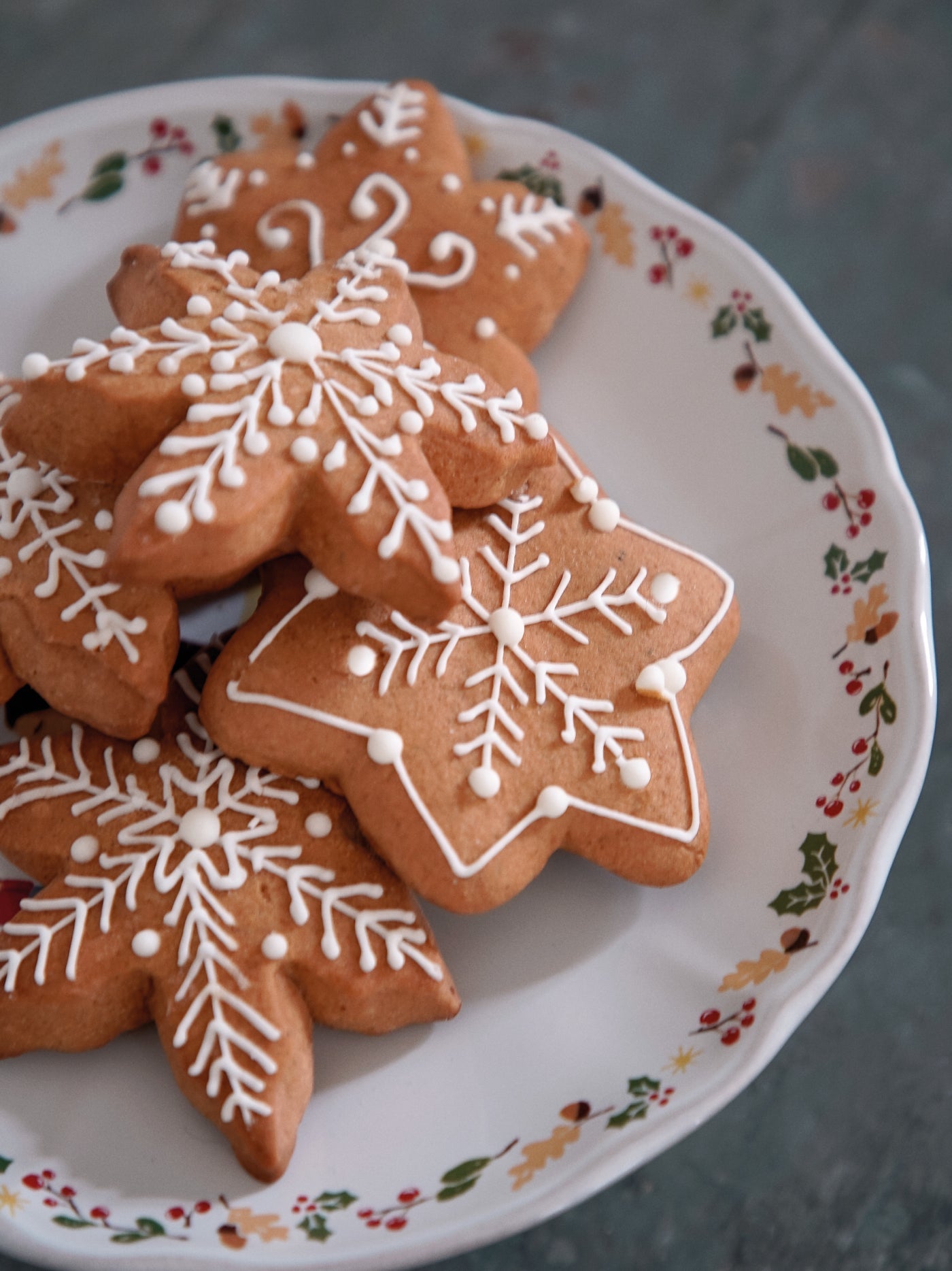 Recipes of Love - Biscoitos de Gengibre com Decorações Festivas