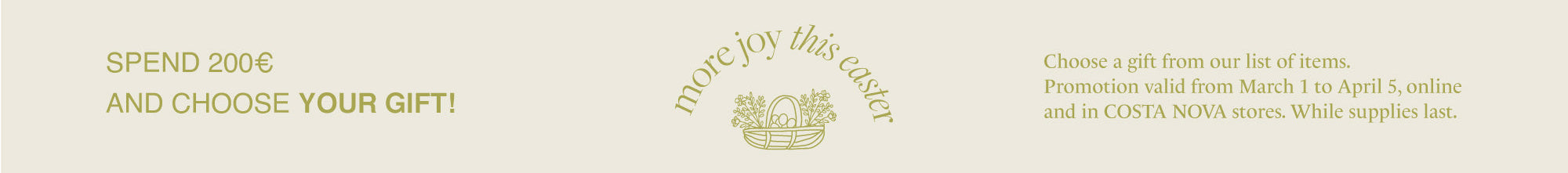 Holiday Shop - COSTA NOVA