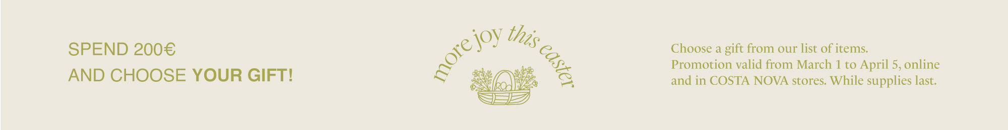 Holiday Shop - COSTA NOVA