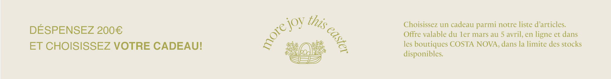 Holiday Shop - COSTA NOVA